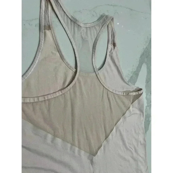 Athleta Mesh Racerback Tank Top Light Pink Size Small - Picture 4 of 4